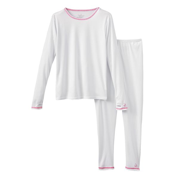 Girls 416 Cuddl Duds ComforTech Long Underwear Set