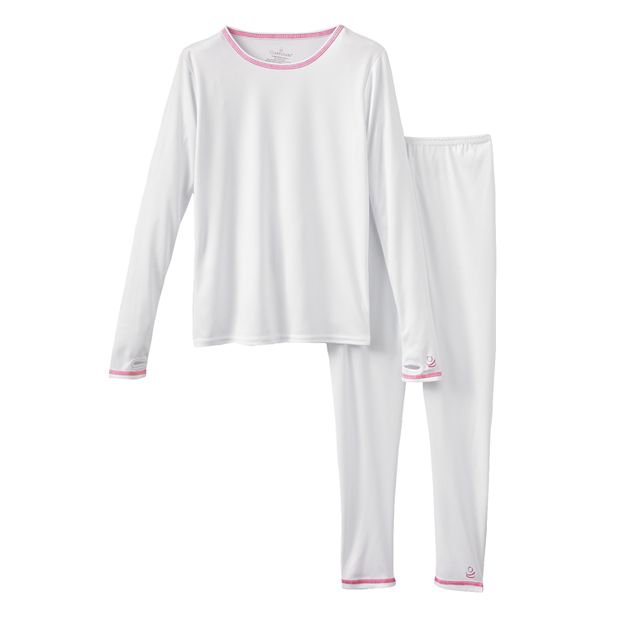 Girls 4-16 Cuddl Duds ComforTech Long Underwear Set