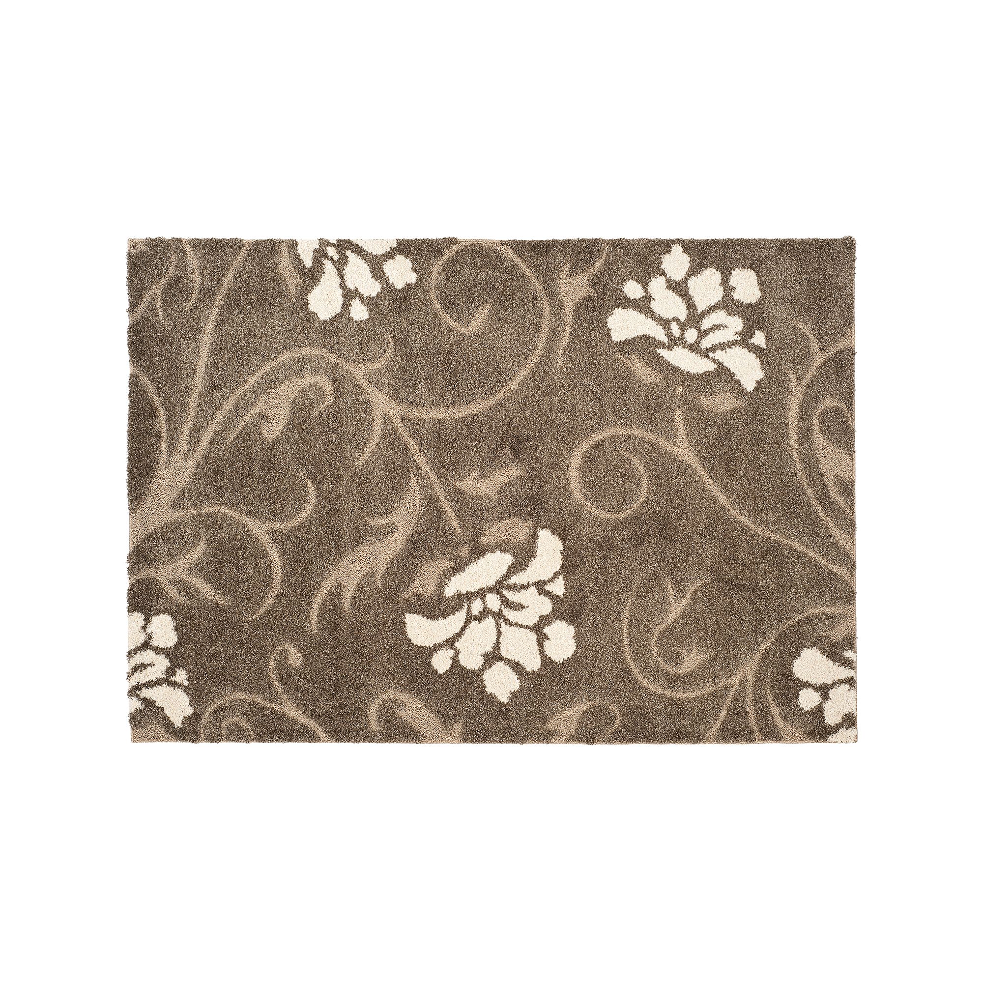 Safavieh Elegant Floral Shag Rug, Smoke Beige