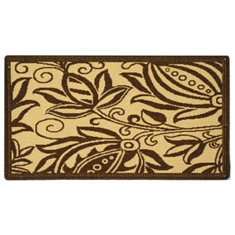 Safavieh Courtyard Floral Indoor Outdoor Rug