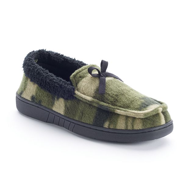 Urban Pipeline™ Camouflage Moccasin Slippers - Boys