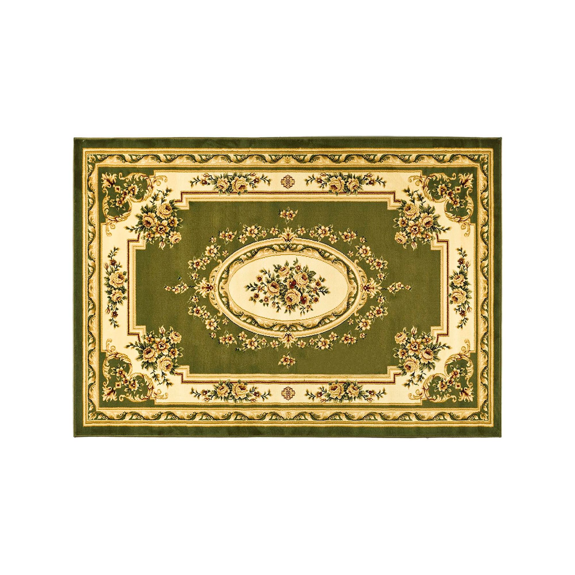 Safavieh Lyndhurst Floral Frame Rug, Sage Ivory