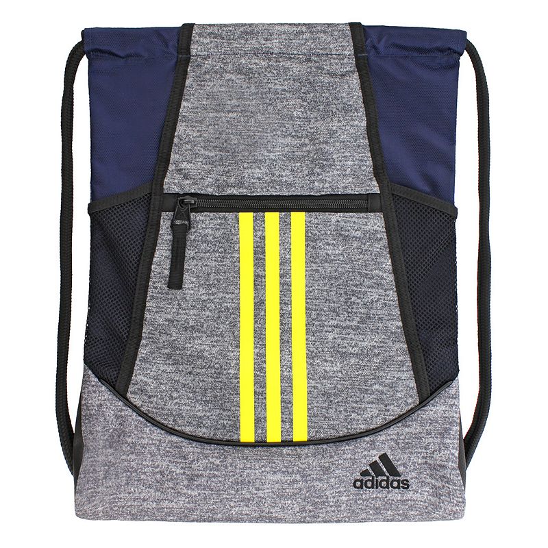 UPC 716106851124 product image for adidas Alliance Drawstring Backpack, Med Grey | upcitemdb.com