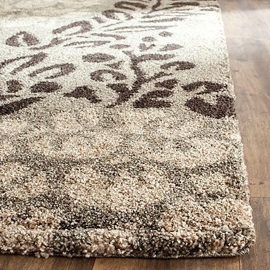 Safavieh Shag Floral Leaf Rug