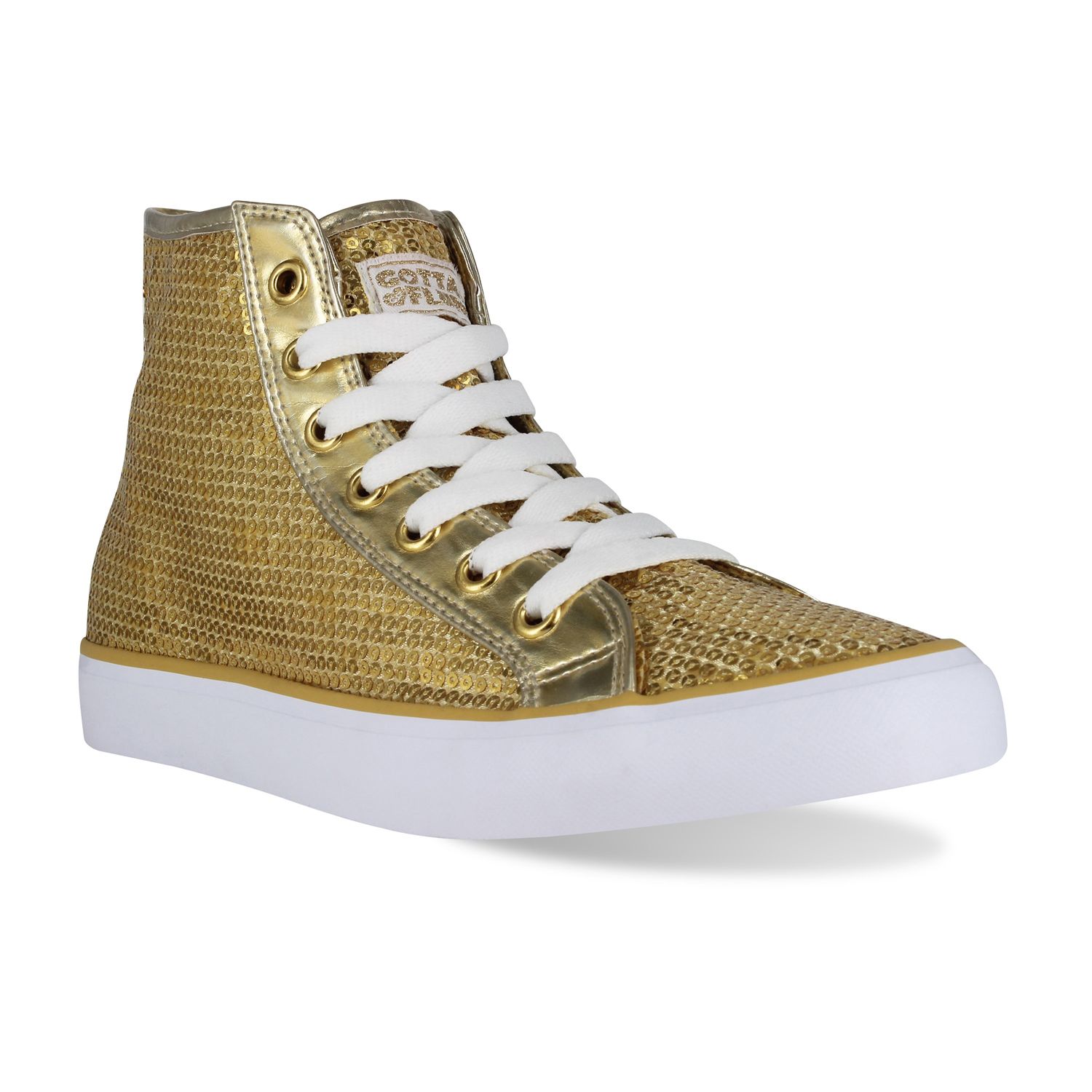 gotta flurt black sequin sneakers