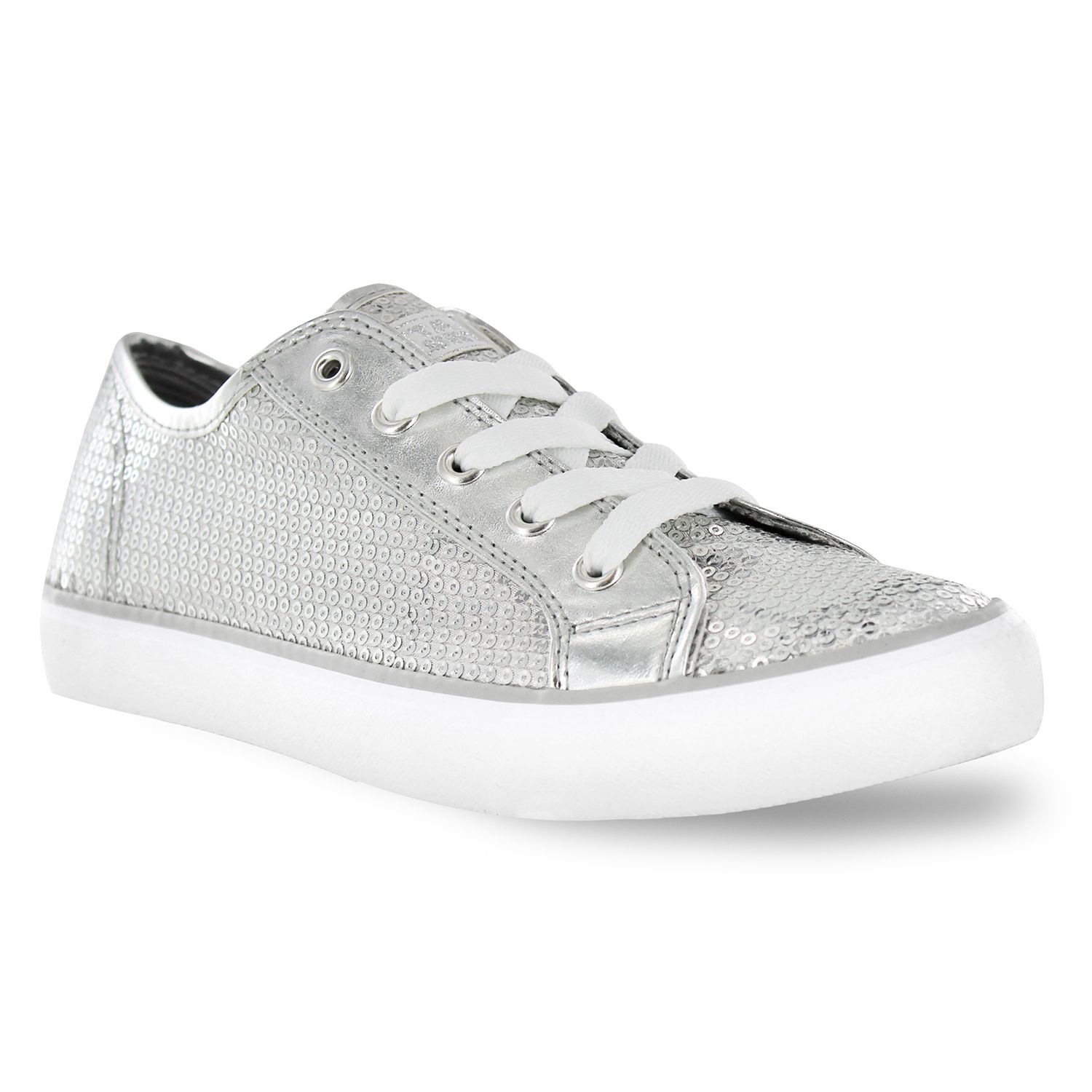 black sparkly tennis shoes