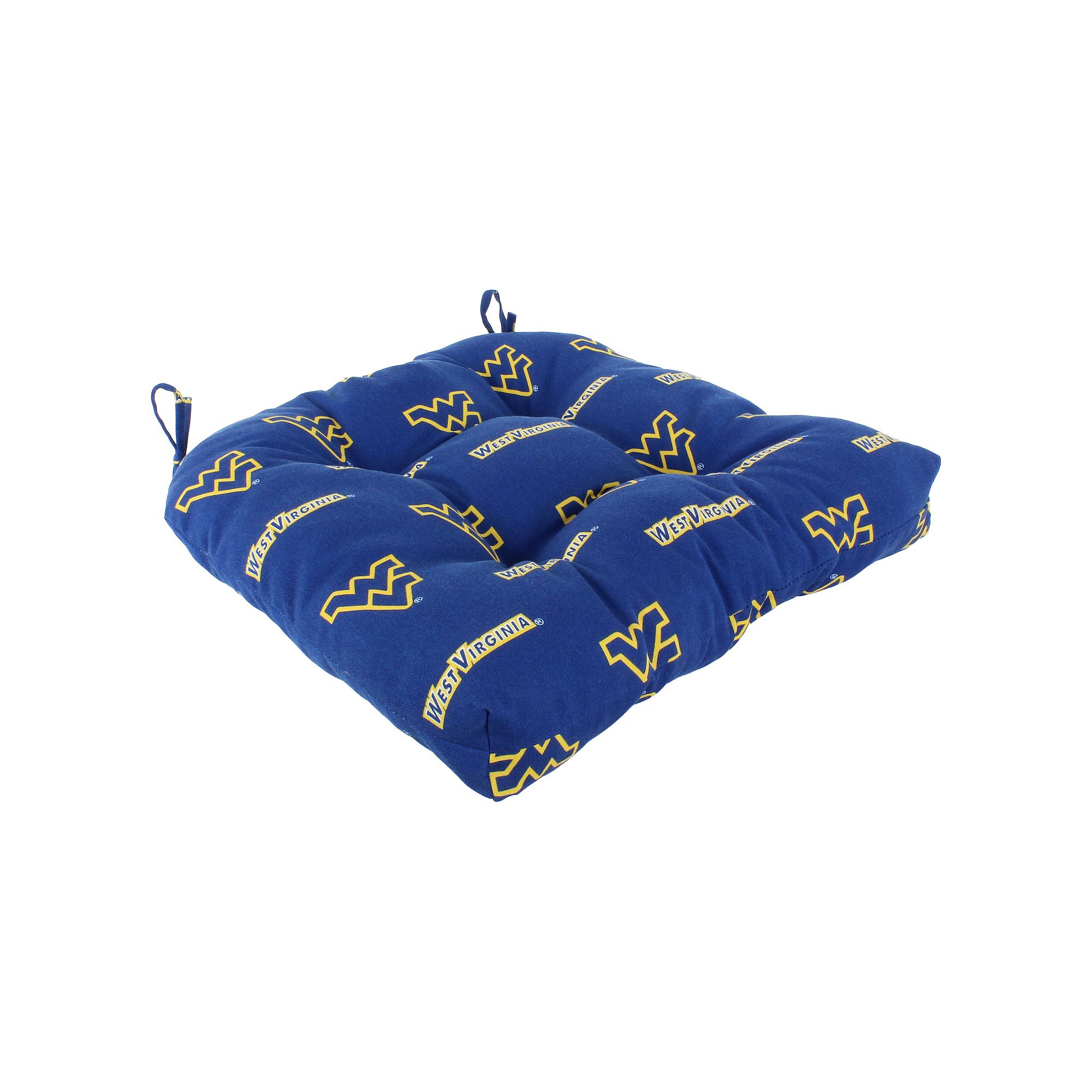 West Virginia Mountaineers D Chair Cushion
