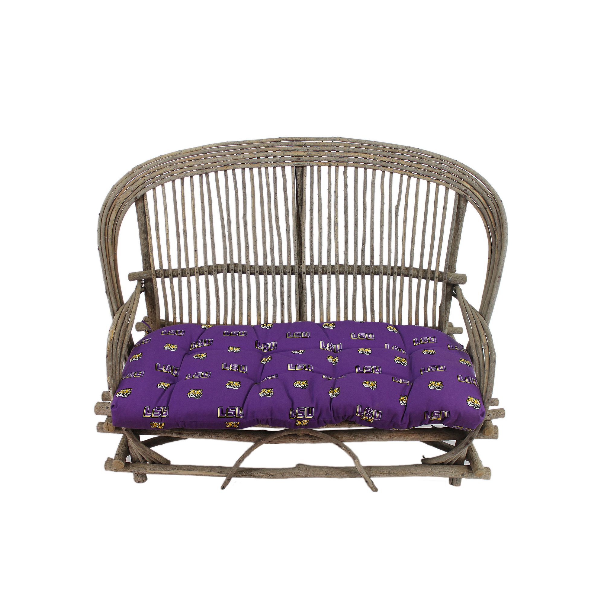 LSU Tigers Settee Cushion, Louisiana State Tigers