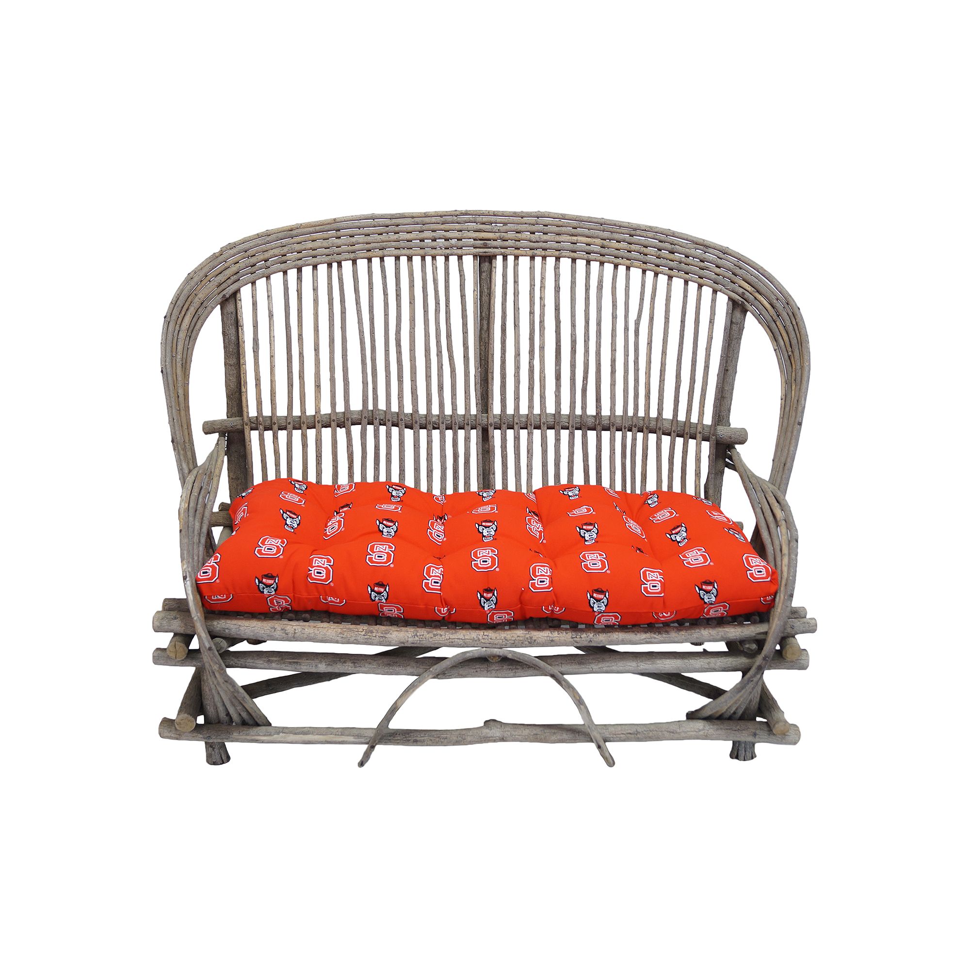 North Carolina State Wolfpack Settee Cushion, Nc State Wolfpack