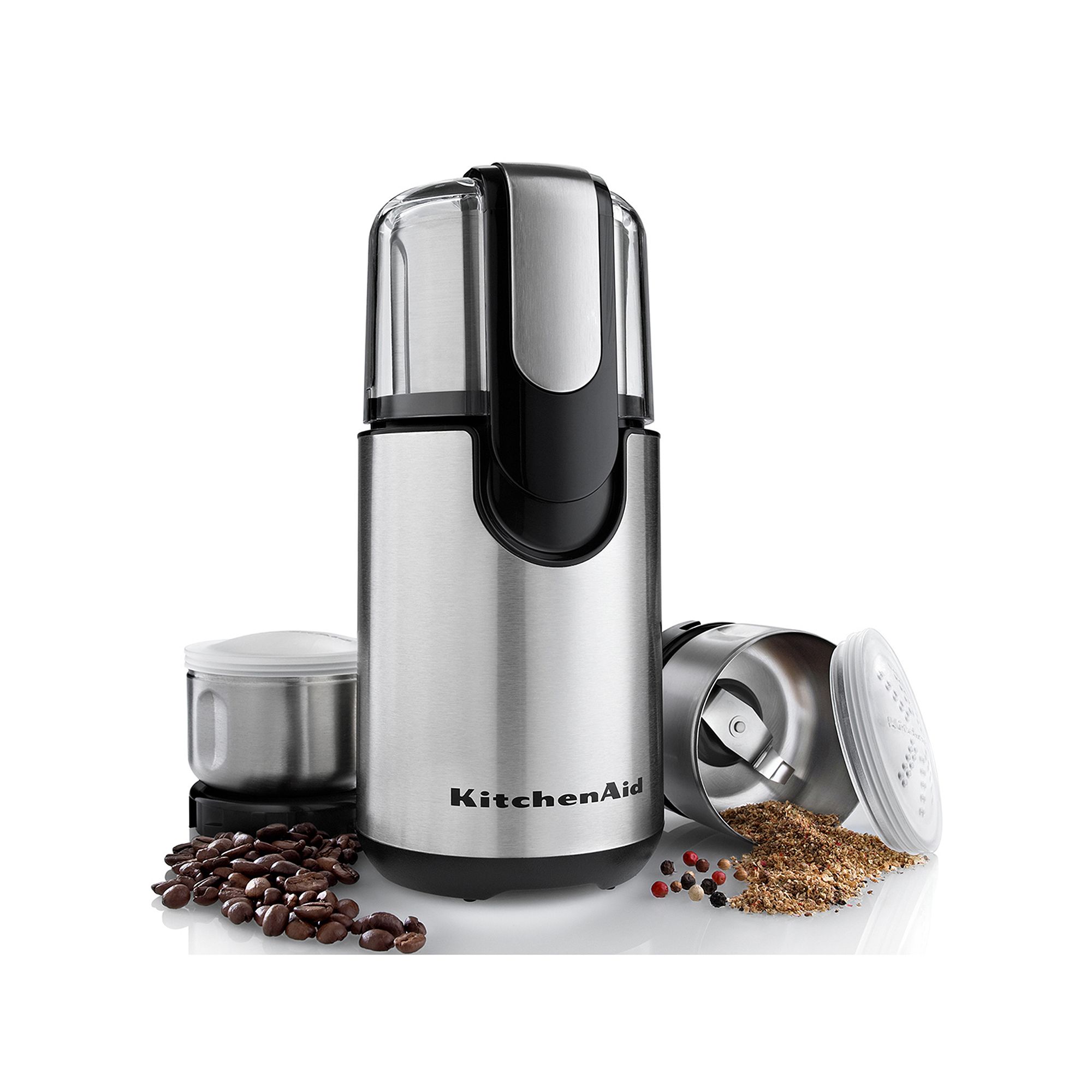 KitchenAid® BCG211OB Stainless Steel Coffee & Spice Grinder, Onyx Black