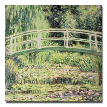 Trademark Fine Art ''White Nenuphars'' Canvas Wall Art by Claude Monet