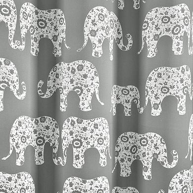 Lush Decor Elephant Parade Room Darkening Window Curtain Pair - 52'' x 84''