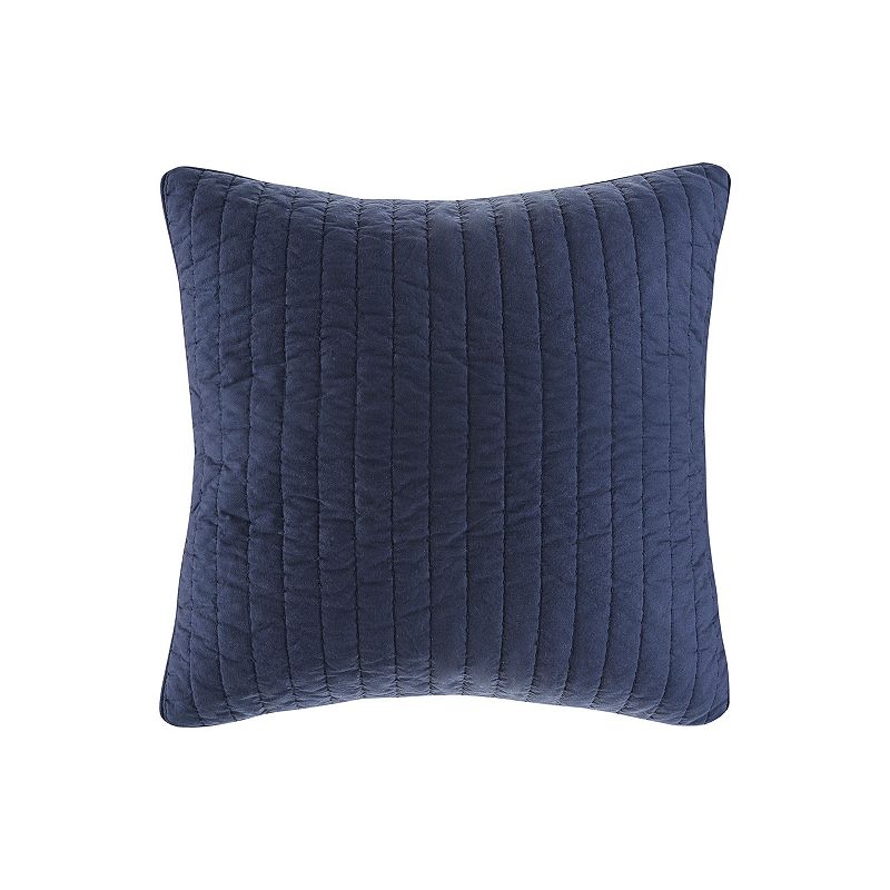 INK+IVY Camila Quilted Euro Sham, Blue