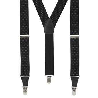 Men's Wembley Pindot Stretch Suspenders