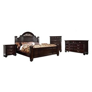 Venetian Worldwide Syracuse 5-piece Oval Bedroom Set