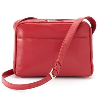 ili Leather Organizer Crossbody Bag