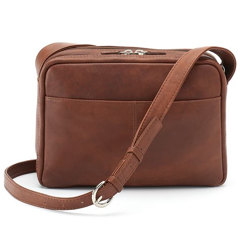 ili Leather Organizer Crossbody Bag