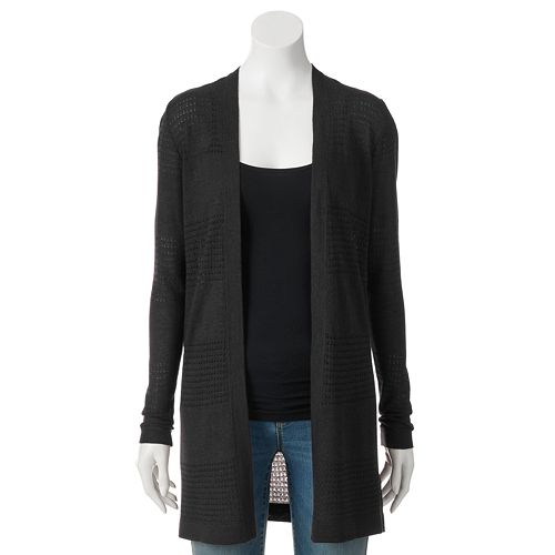 Womens Apt 9® Open Front Cardigan 6802