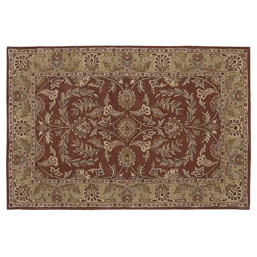 Nourison India House Rust Wool Rug