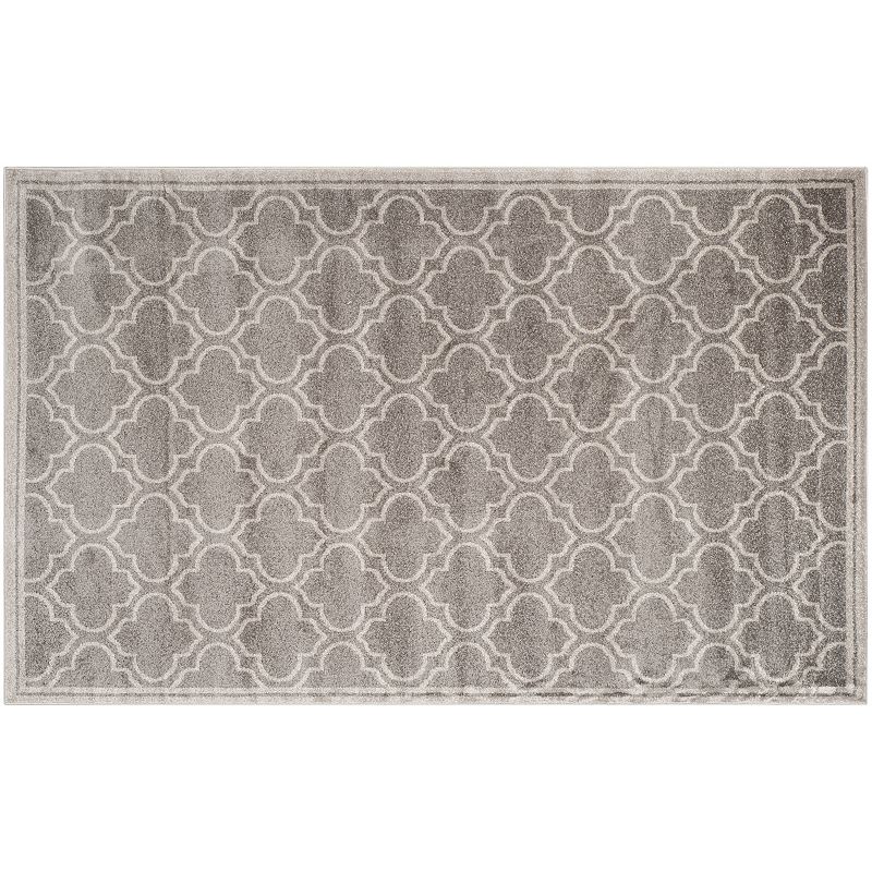 Safavieh Amherst Clover Indoor Outdoor Rug, Grey, 6X9 Ft