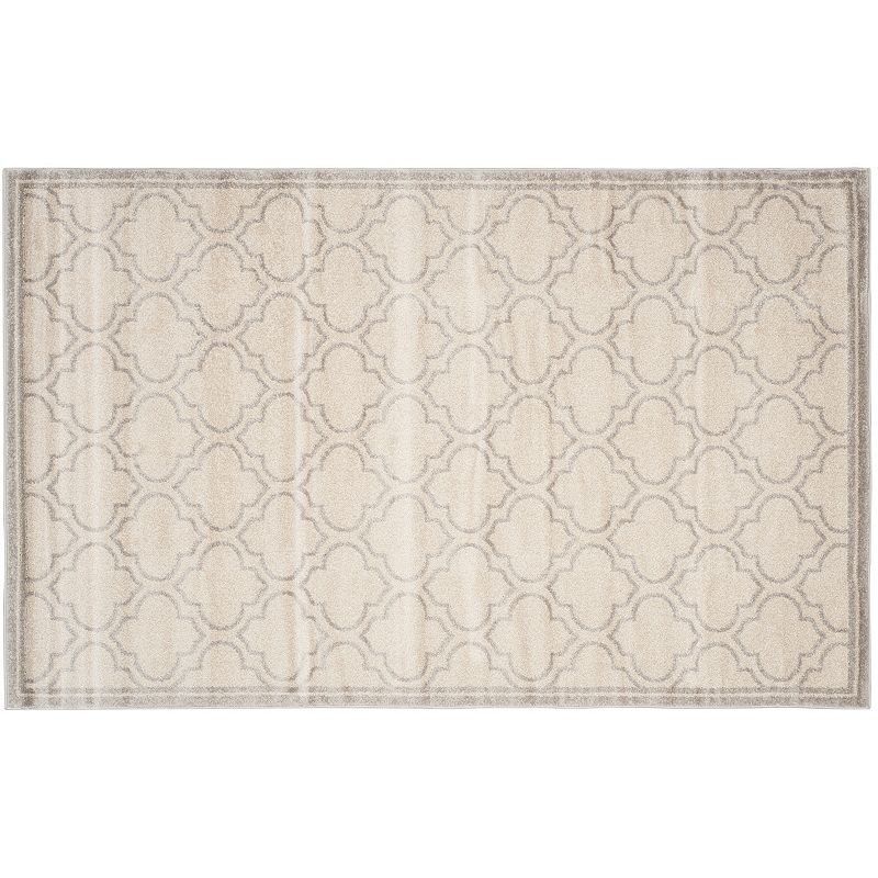 Safavieh Amherst Clover Indoor Outdoor Rug, White, 8X10 Ft