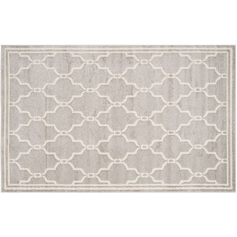 Safavieh Amherst Matrix Geo Indoor Outdoor Rug, Grey, 8X10 Ft