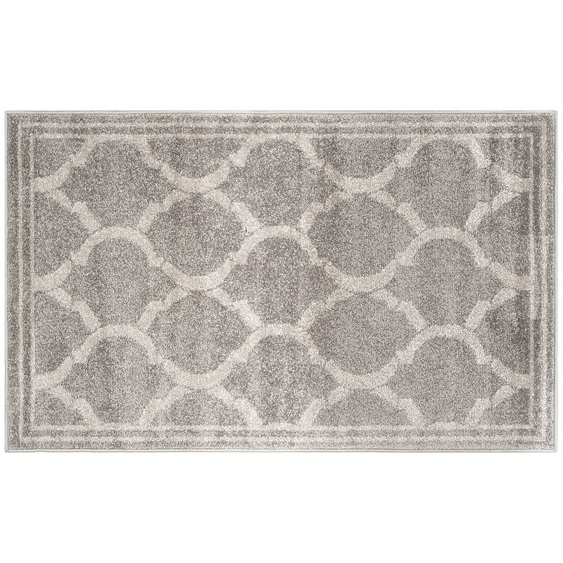 Safavieh Amherst Moroccan Indoor Outdoor Rug, Grey, 6X9 Ft