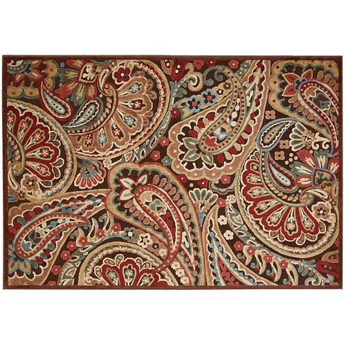 Nourison Graphic Illusions Paisley Rug