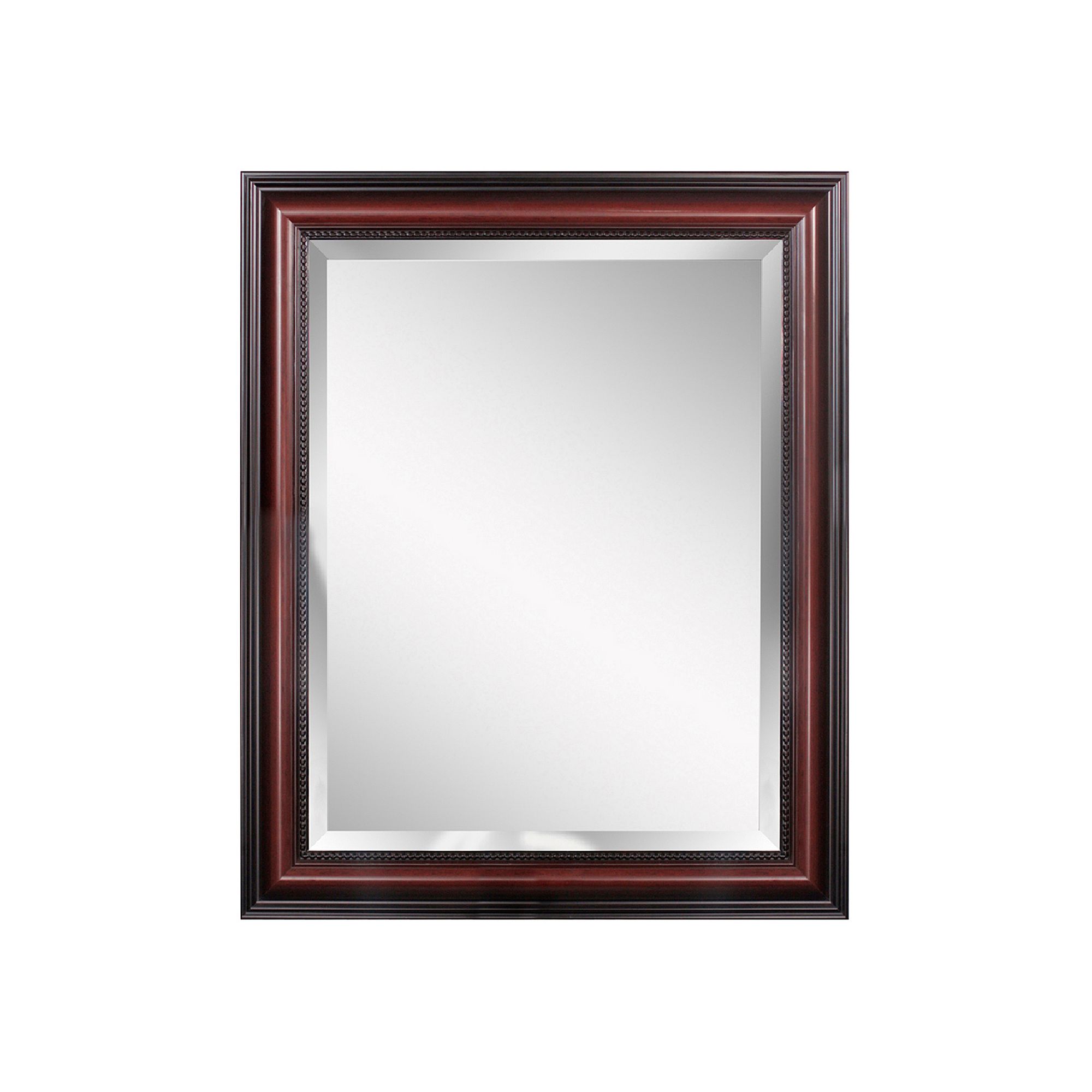 Head West Traditional Wall Mirror, Red