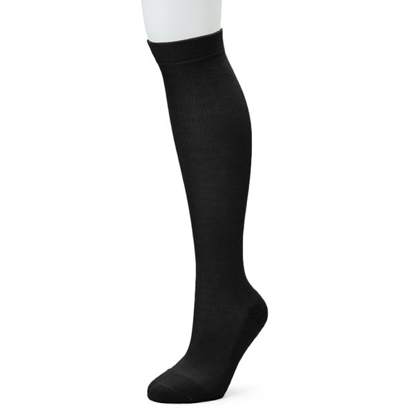 Compression Knee High Socks Compressive Long Length Sock 2 Pairs
