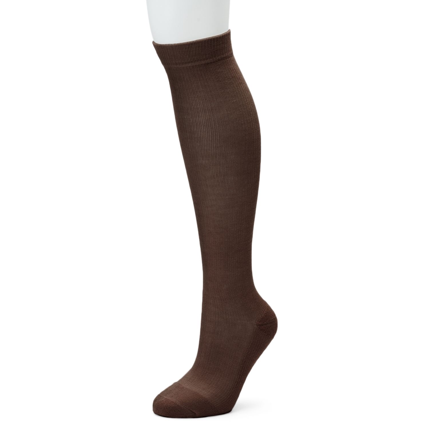 ladies brown knee high socks