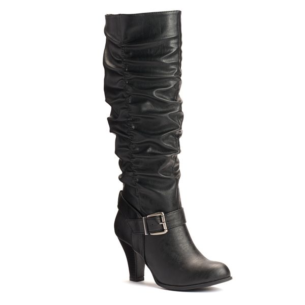 Kohls black knee cheap high boots