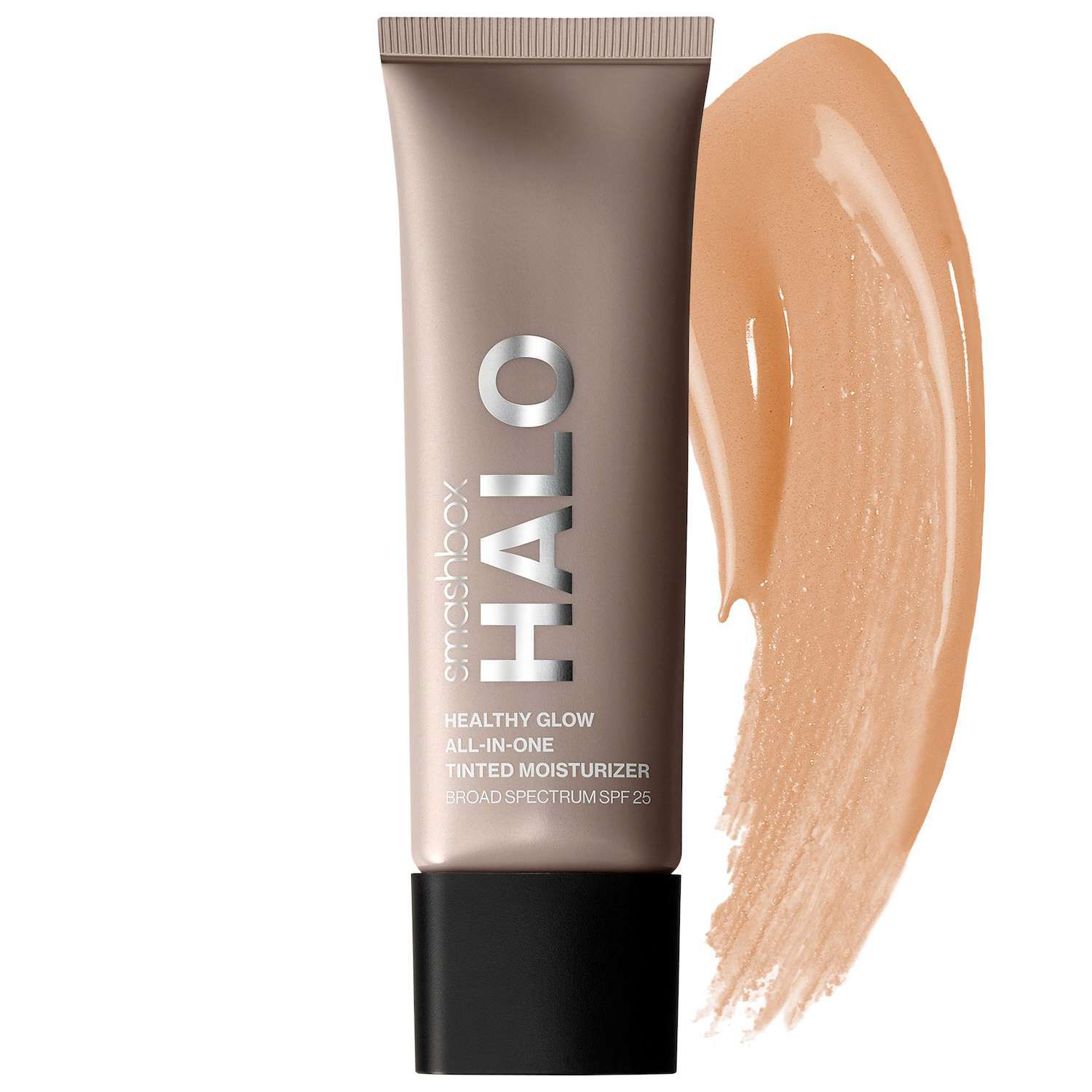 Smashbox Halo Healthy Glow Tinted Moisturizer Broad Spectrum SPF 25 with Hyaluronic Acid - Tan Medium Dark