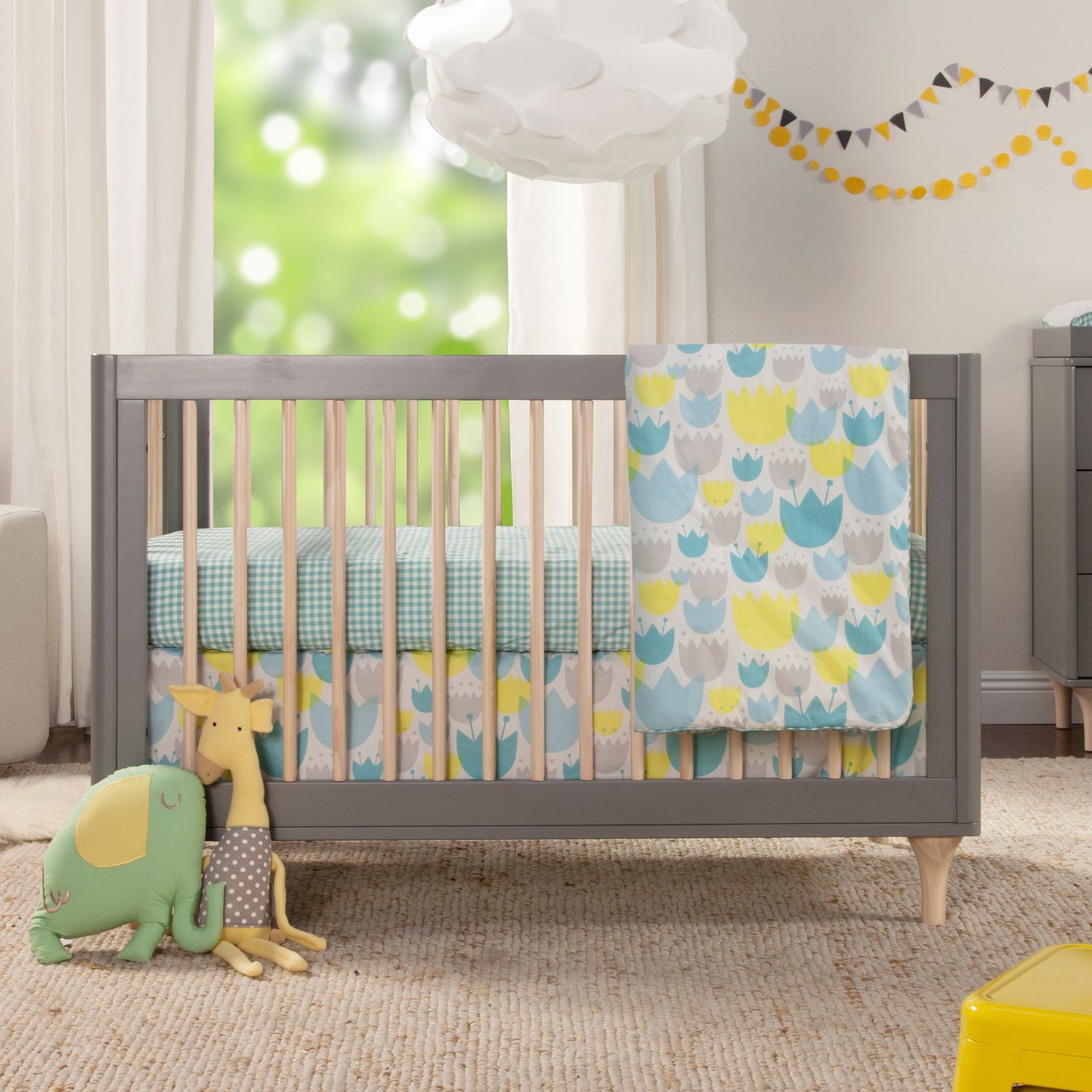 babyletto lolly white & natural 3 in 1 convertible crib