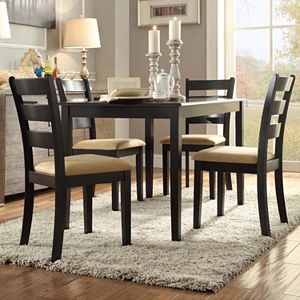 HomeVance 5-piece Larson Ladder Back Dining Set