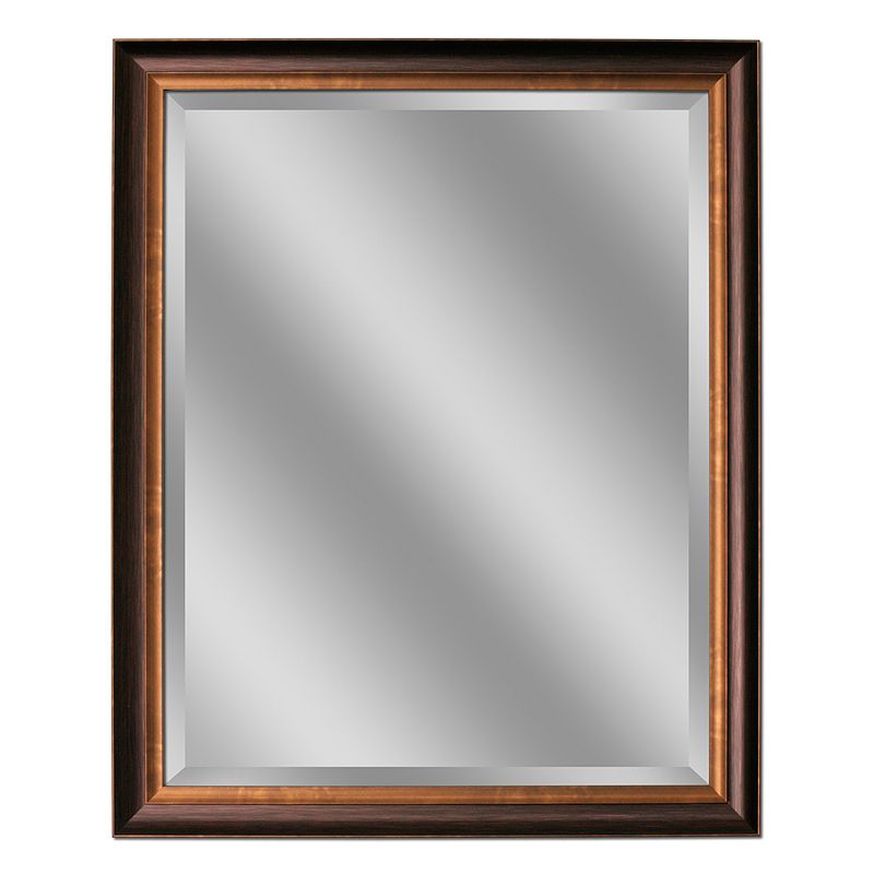 Head West Oil Rubbed Bronze Tone Medium Wall Mirror, Brown, 26X32