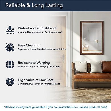 Head West Oil Rubbed Bronze Tone Medium Wall Mirror