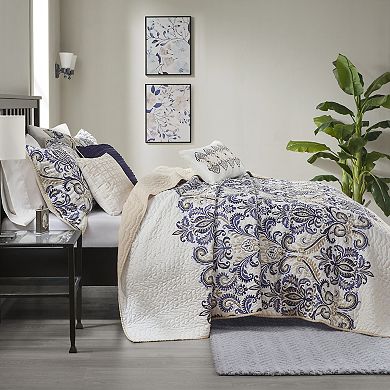 Madison Park Cardiff 6-piece Quilt Set with Shams and Decorative Pillows