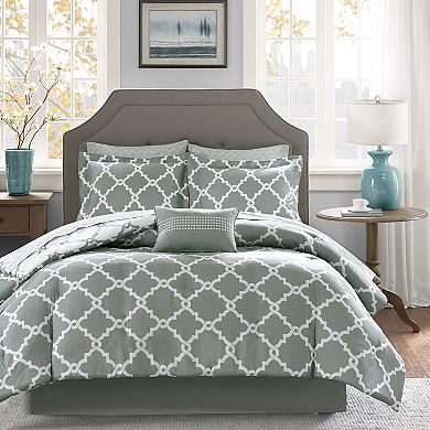 Madison Park Essentials Almaden Reversible Comforter Set with Cotton Sheets