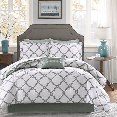 Madison Park Essentials Almaden Reversible Comforter Set with Cotton Sheets