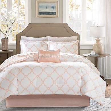 Madison Park Essentials Almaden Reversible Comforter Set with Cotton Sheets