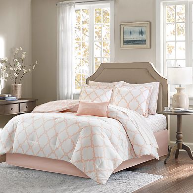 Madison Park Essentials Almaden Reversible Comforter Set with Cotton Sheets