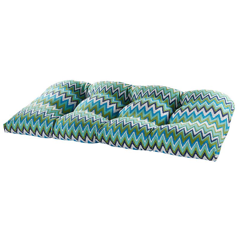 UPC 618240034862 product image for Terrasol Outdoor Settee Cushion, Blue | upcitemdb.com