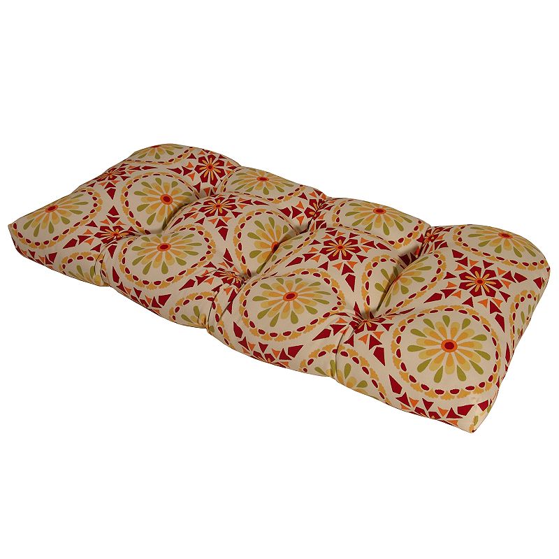 UPC 618240039874 product image for Terrasol Outdoor Settee Cushion, Red | upcitemdb.com