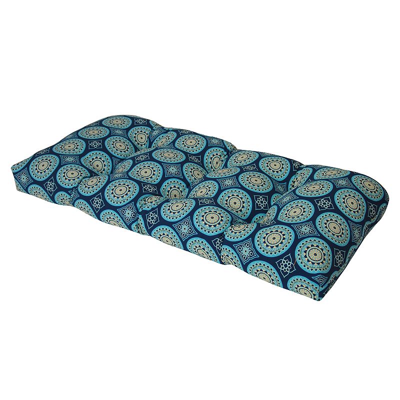 UPC 618240024368 product image for Terrasol Outdoor Settee Cushion, Blue | upcitemdb.com