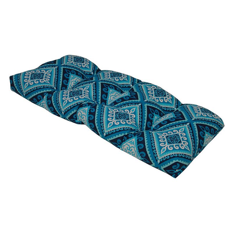 UPC 618240027574 product image for Terrasol Outdoor Settee Cushion, Blue | upcitemdb.com