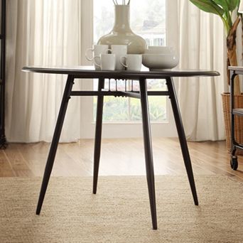 HomeVance Grayson Black Dining Table