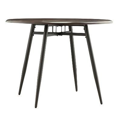 HomeVance Grayson Black Dining Table