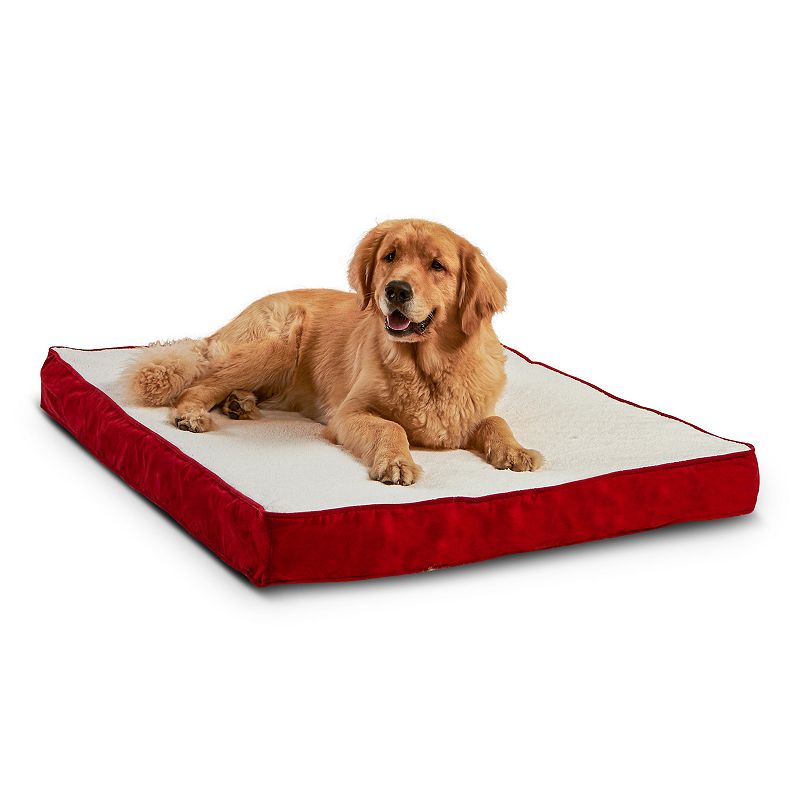 Happy Hounds Oscar Orthopedic Dog Bed, Red, Medium