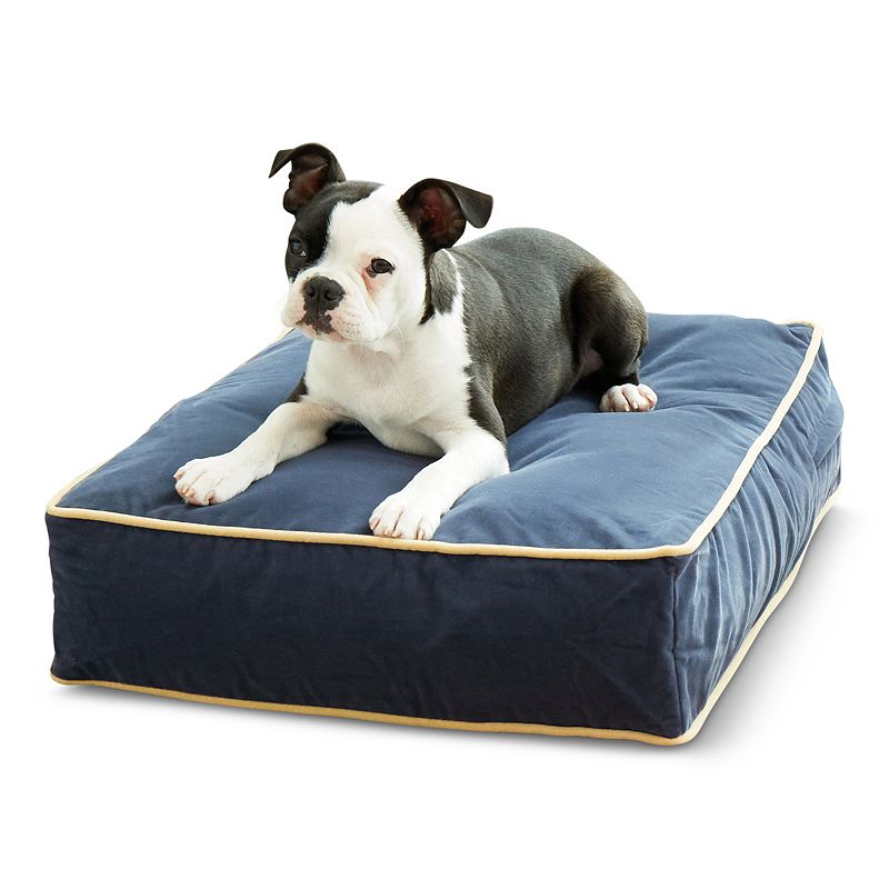 Happy Hounds Deluxe Buster Dog Bed, Blue, Large